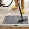 Linka Home Durable Indoor Doormat for Entrance 27.2”x 19.7” Super Absorbent Rug for Entryway Soft and Washable Grey Door Mat Inside Non Slip Low Profile Front Door Rug with Rubber Backing Grey